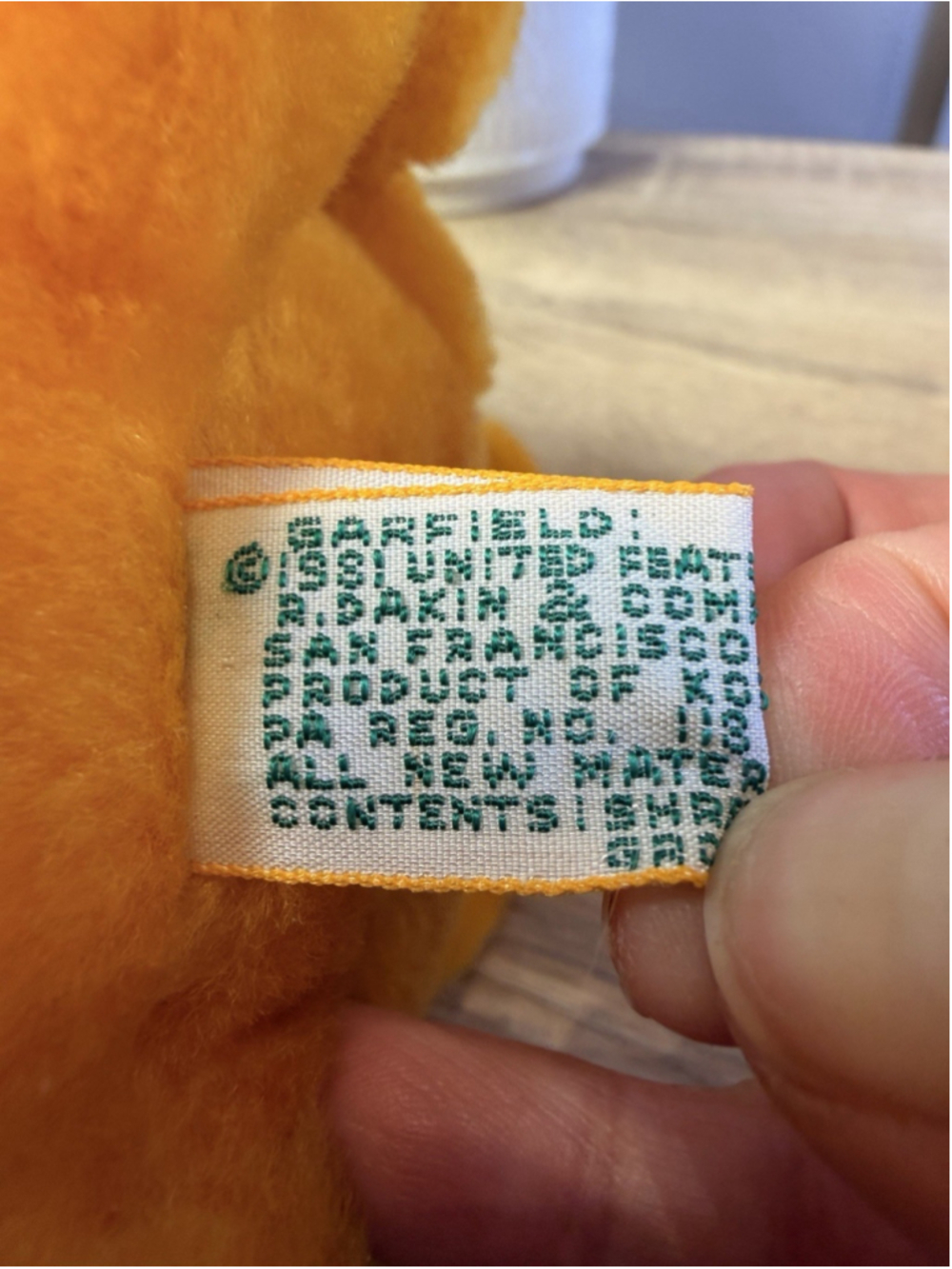 VINTAGE GARFIELD Lot 3 1978 & 1981 Stuffed Plush Cats Dakin Toys 9” - Picture 10 of 12